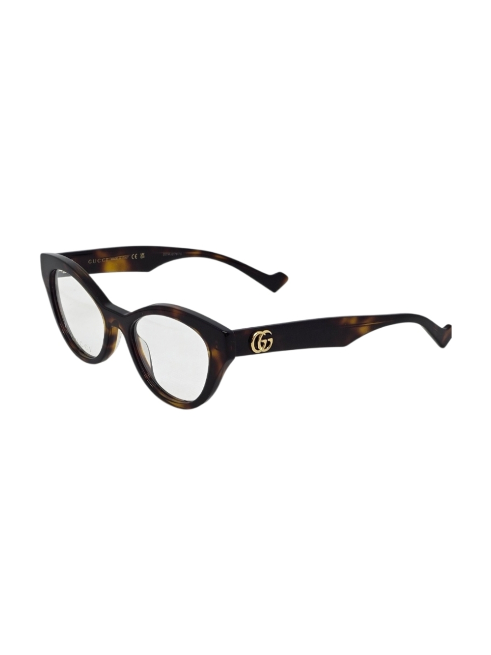 Gucci Tortoiseshell Brown and Gold Temple Glasses - Picture 6 of 7